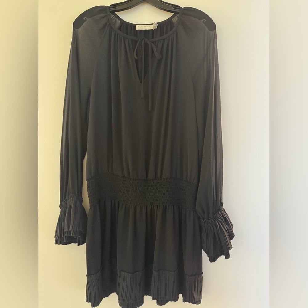 Ramy Brook Silk Drop Waist Dress